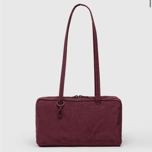 Nylon Bowler Bag - mahogany